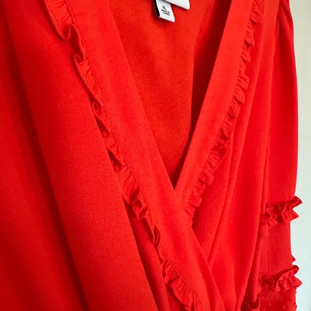 Alexis X Target Orange Ruffle Dress - Picture 6 of 12